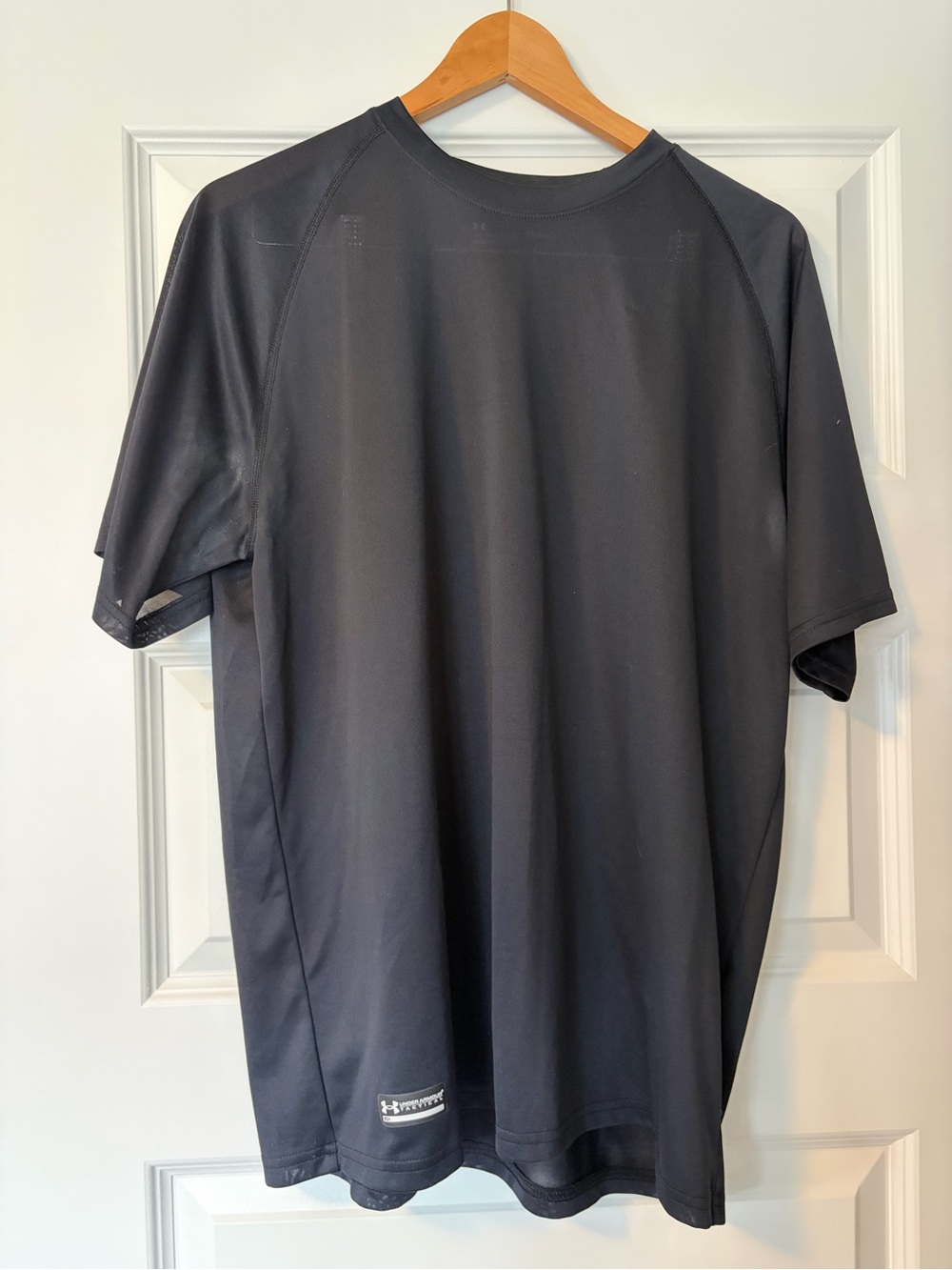 Men's Black Under Armour Performance Short-Sleeve Shirt